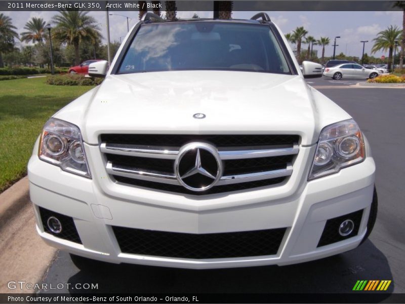 Arctic White / Black 2011 Mercedes-Benz GLK 350