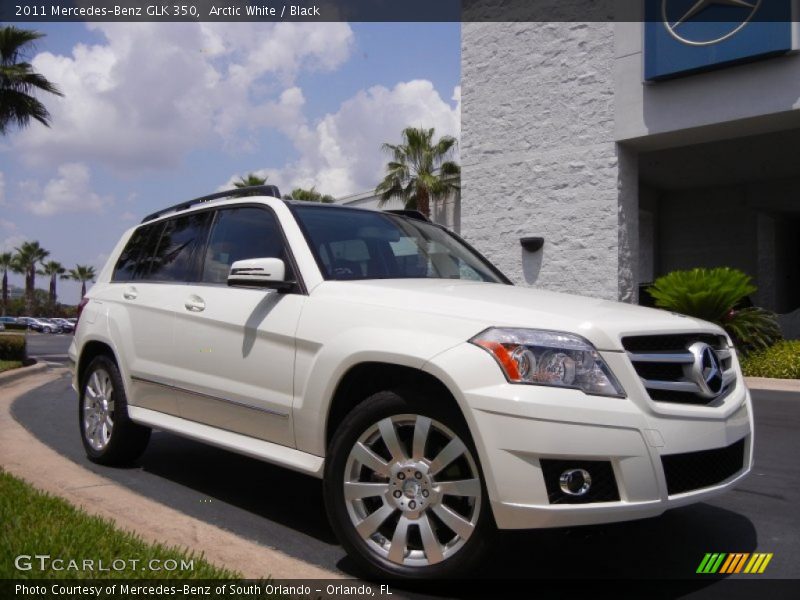 Arctic White / Black 2011 Mercedes-Benz GLK 350