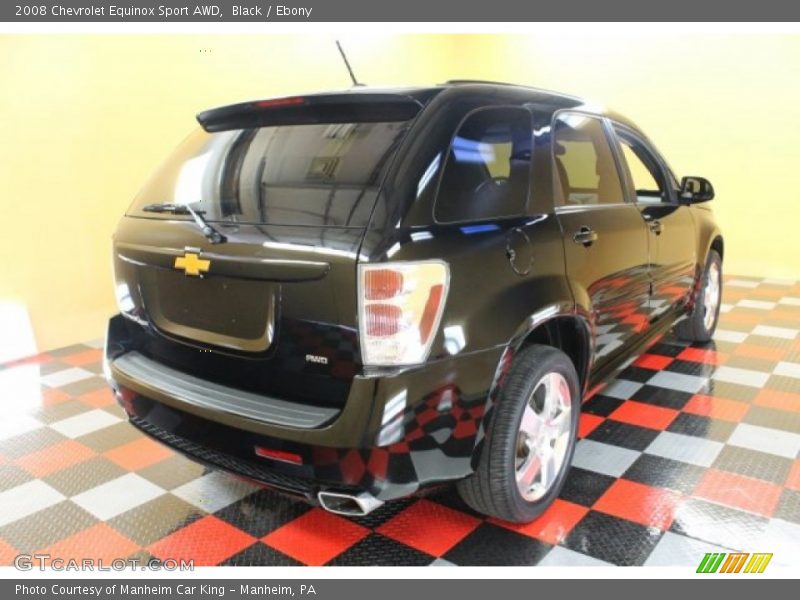 Black / Ebony 2008 Chevrolet Equinox Sport AWD