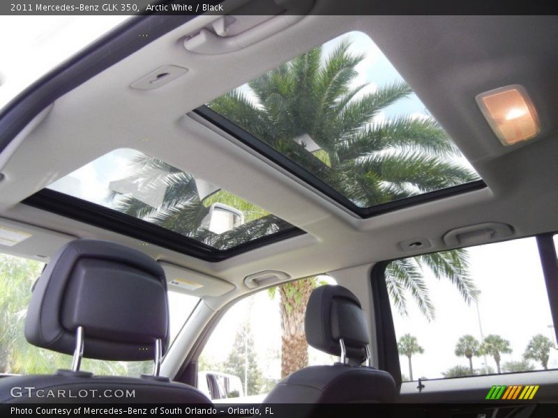 Arctic White / Black 2011 Mercedes-Benz GLK 350