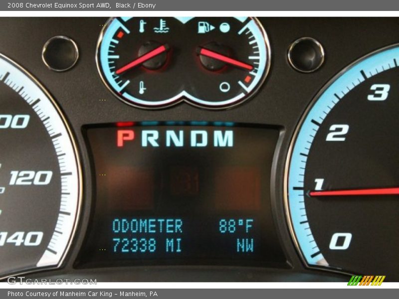 Black / Ebony 2008 Chevrolet Equinox Sport AWD