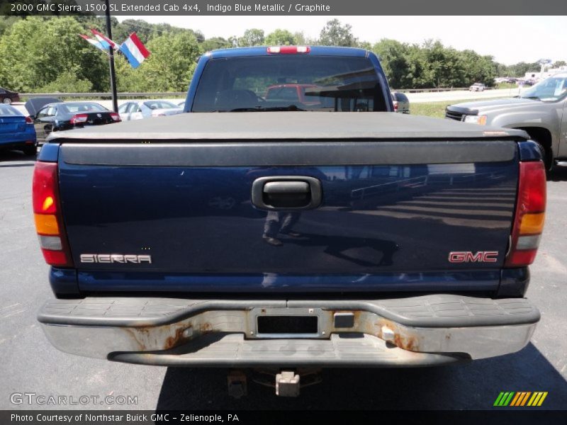 Indigo Blue Metallic / Graphite 2000 GMC Sierra 1500 SL Extended Cab 4x4
