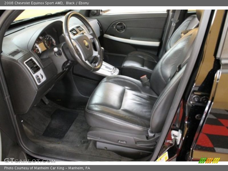  2008 Equinox Sport AWD Ebony Interior