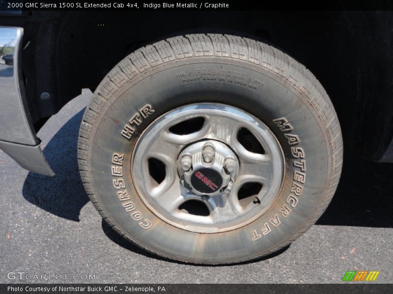 Indigo Blue Metallic / Graphite 2000 GMC Sierra 1500 SL Extended Cab 4x4