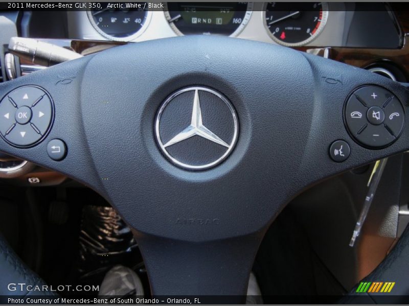 Arctic White / Black 2011 Mercedes-Benz GLK 350