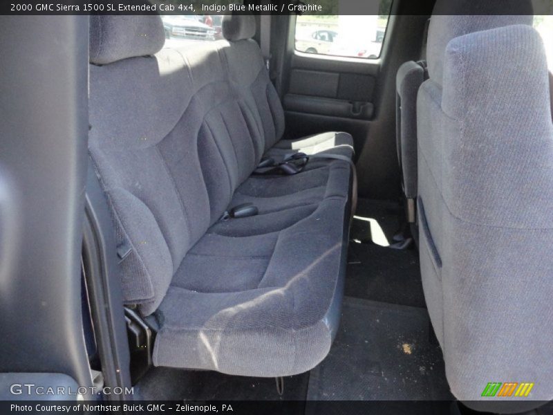 Indigo Blue Metallic / Graphite 2000 GMC Sierra 1500 SL Extended Cab 4x4