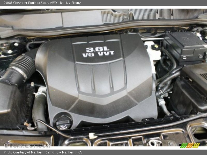  2008 Equinox Sport AWD Engine - 3.6 Liter DOHC 24-Valve VVT V6