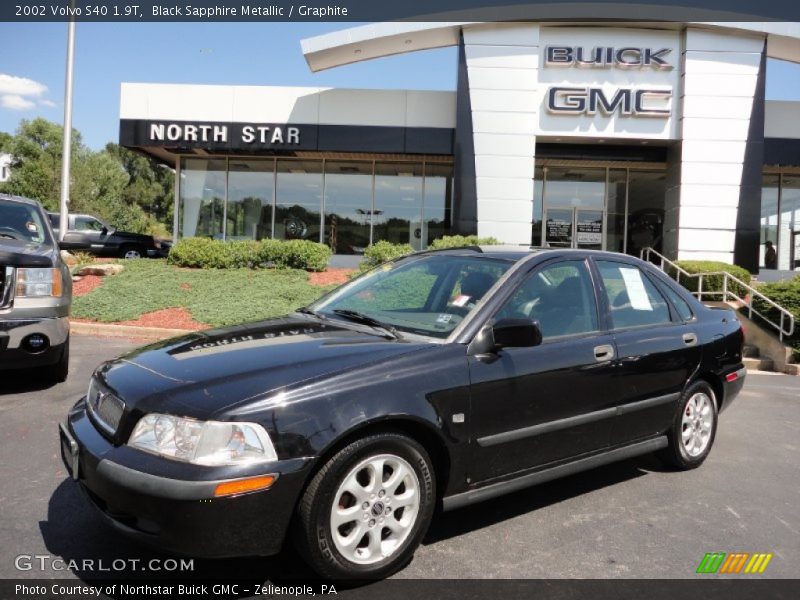 Black Sapphire Metallic / Graphite 2002 Volvo S40 1.9T