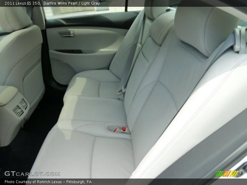 Starfire White Pearl / Light Gray 2011 Lexus ES 350