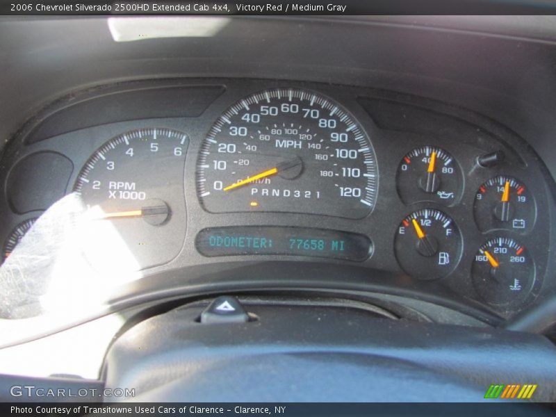 Victory Red / Medium Gray 2006 Chevrolet Silverado 2500HD Extended Cab 4x4