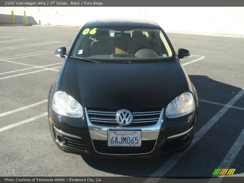 Black / Pure Beige 2006 Volkswagen Jetta 2.0T Sedan