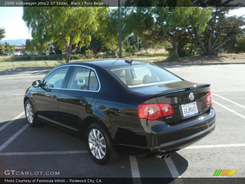 Black / Pure Beige 2006 Volkswagen Jetta 2.0T Sedan