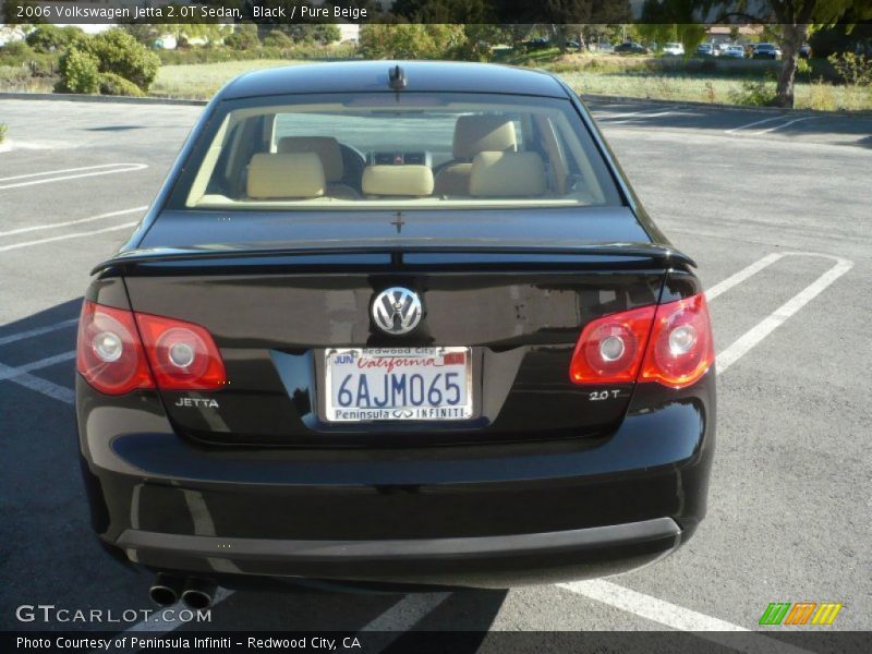 Black / Pure Beige 2006 Volkswagen Jetta 2.0T Sedan