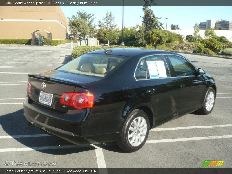 Black / Pure Beige 2006 Volkswagen Jetta 2.0T Sedan