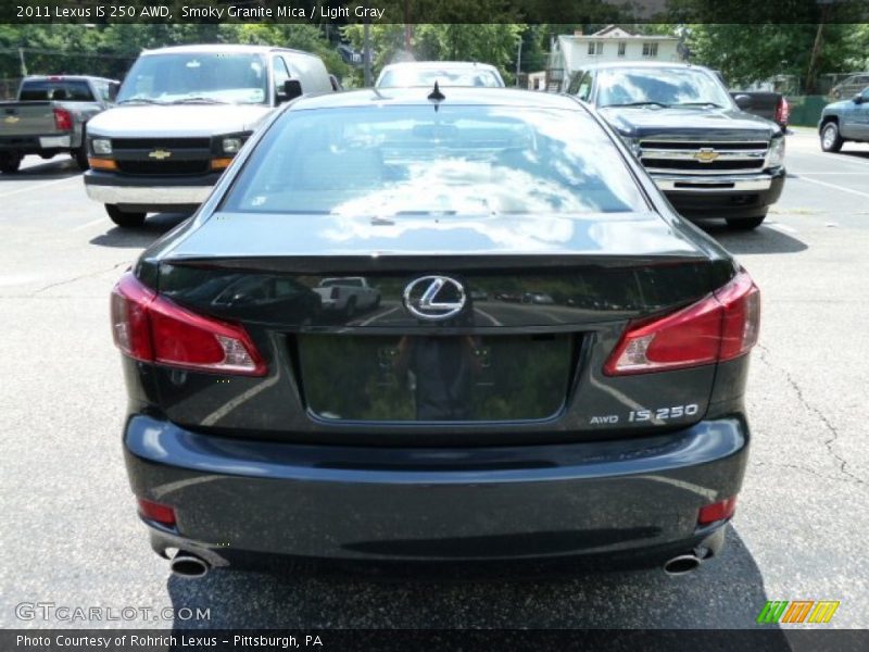 Smoky Granite Mica / Light Gray 2011 Lexus IS 250 AWD