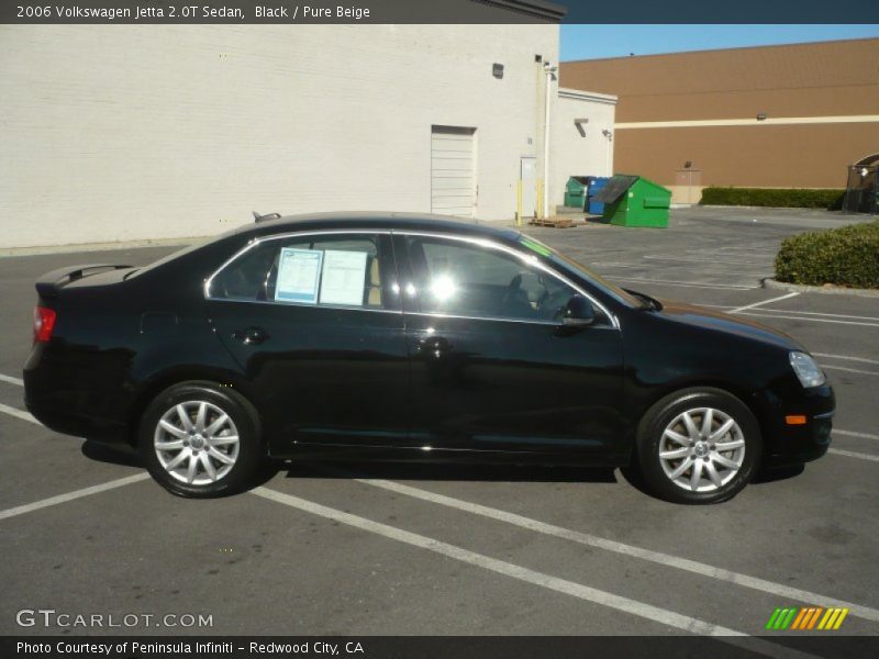 Black / Pure Beige 2006 Volkswagen Jetta 2.0T Sedan