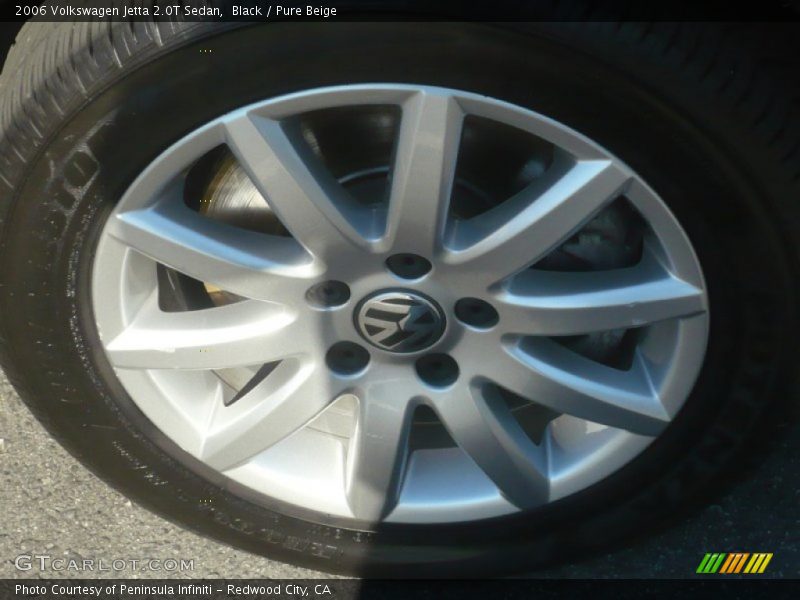 Black / Pure Beige 2006 Volkswagen Jetta 2.0T Sedan
