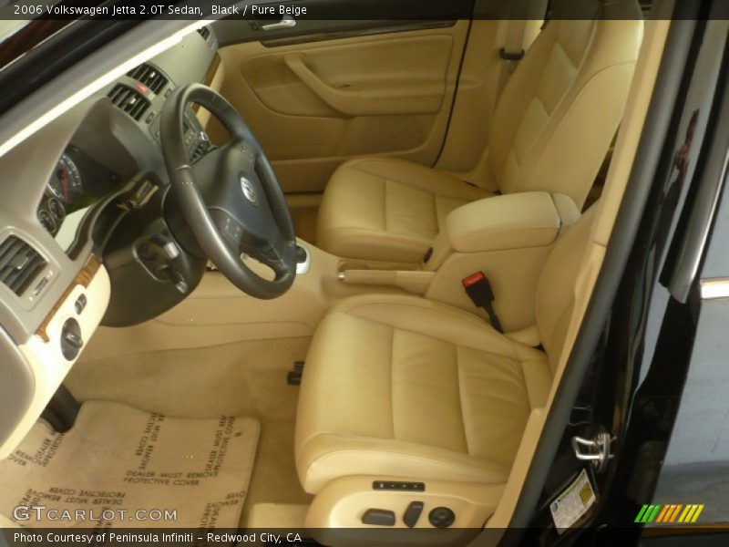 Black / Pure Beige 2006 Volkswagen Jetta 2.0T Sedan