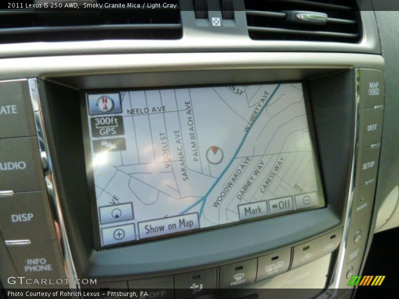 Smoky Granite Mica / Light Gray 2011 Lexus IS 250 AWD