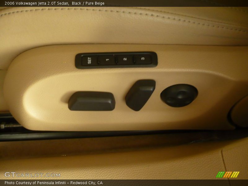 Black / Pure Beige 2006 Volkswagen Jetta 2.0T Sedan