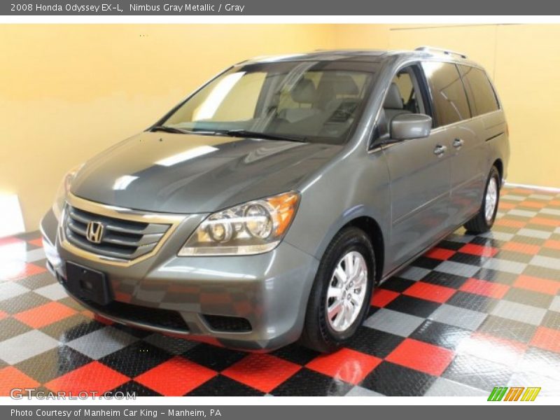 Nimbus Gray Metallic / Gray 2008 Honda Odyssey EX-L