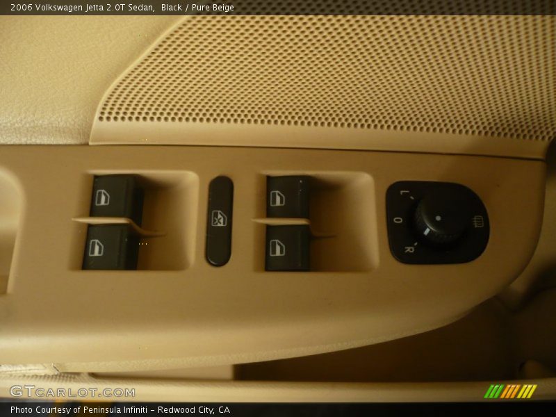 Black / Pure Beige 2006 Volkswagen Jetta 2.0T Sedan