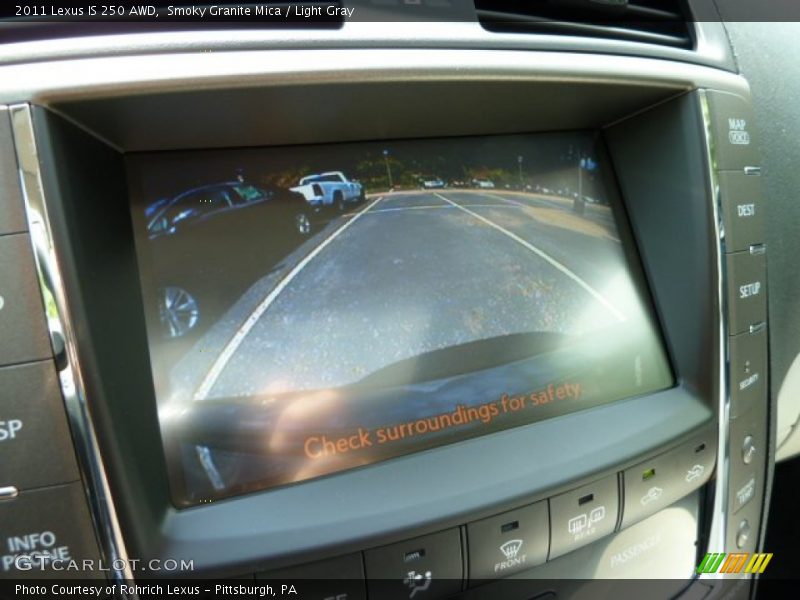 Smoky Granite Mica / Light Gray 2011 Lexus IS 250 AWD