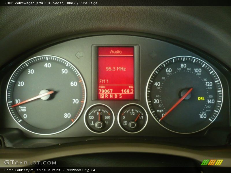 Black / Pure Beige 2006 Volkswagen Jetta 2.0T Sedan