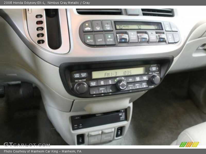 Nimbus Gray Metallic / Gray 2008 Honda Odyssey EX-L