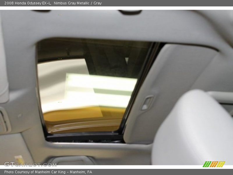 Nimbus Gray Metallic / Gray 2008 Honda Odyssey EX-L