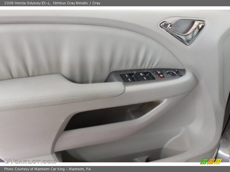 Nimbus Gray Metallic / Gray 2008 Honda Odyssey EX-L
