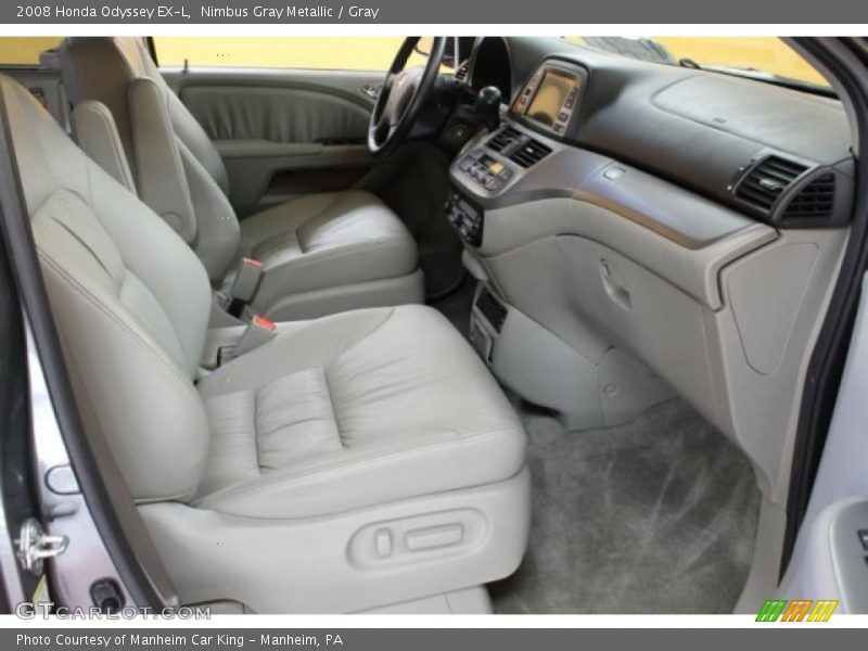Nimbus Gray Metallic / Gray 2008 Honda Odyssey EX-L