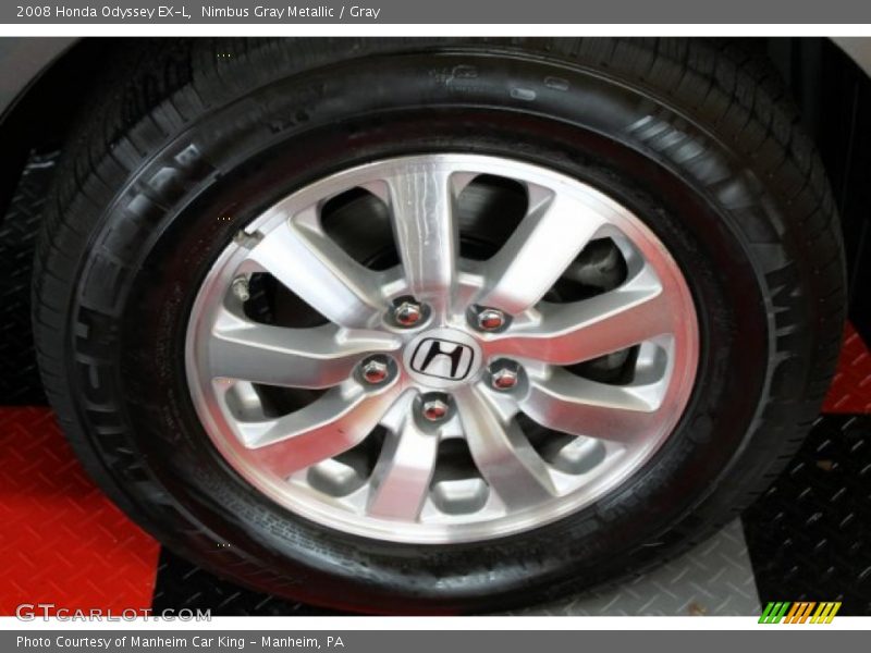 Nimbus Gray Metallic / Gray 2008 Honda Odyssey EX-L
