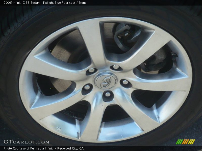 Twilight Blue Pearlcoat / Stone 2006 Infiniti G 35 Sedan