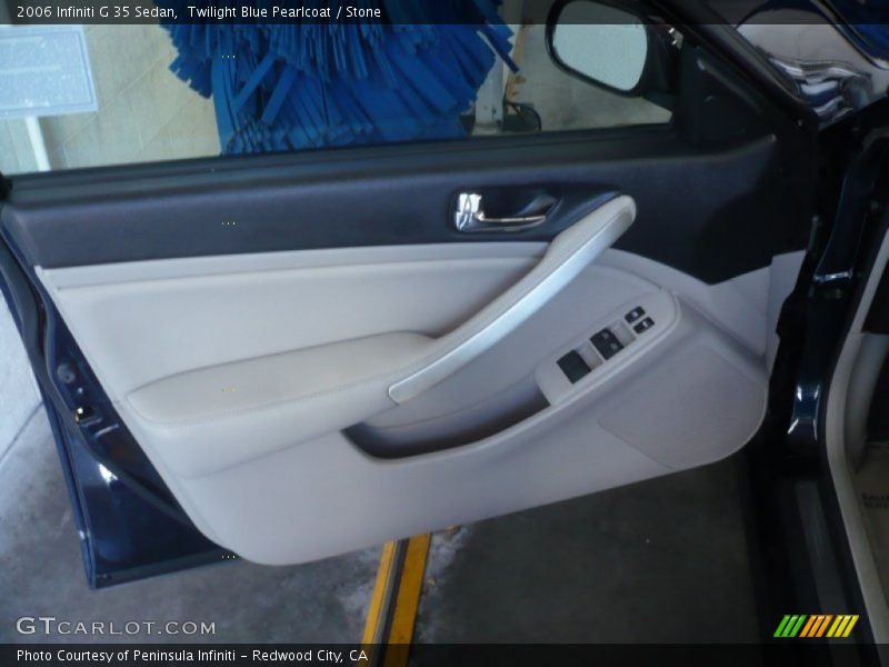 Twilight Blue Pearlcoat / Stone 2006 Infiniti G 35 Sedan