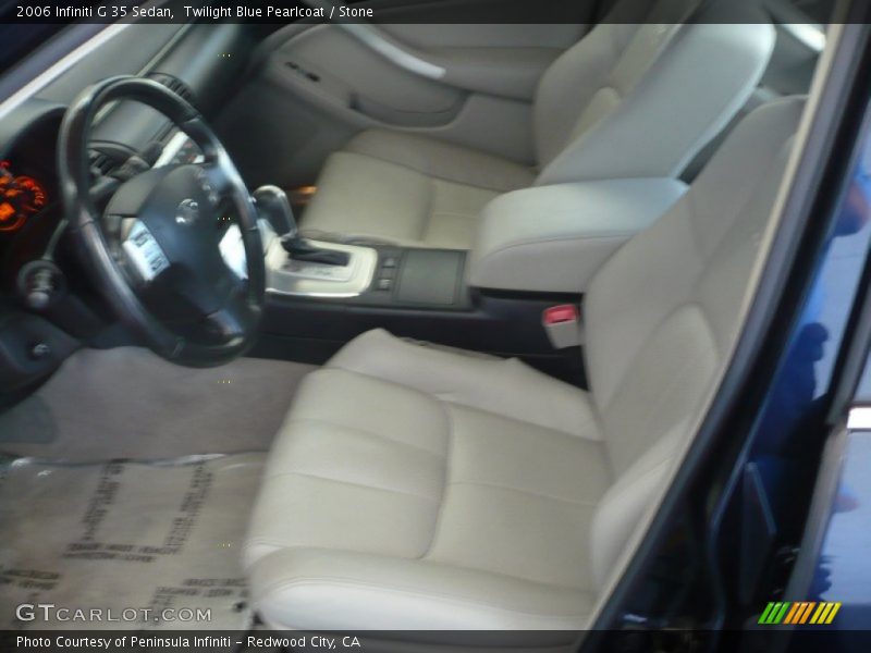 Twilight Blue Pearlcoat / Stone 2006 Infiniti G 35 Sedan