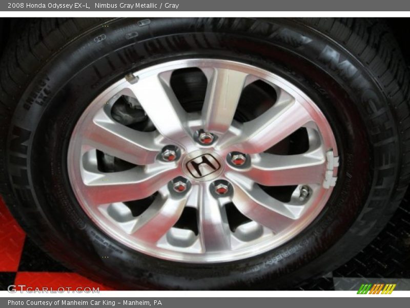 Nimbus Gray Metallic / Gray 2008 Honda Odyssey EX-L