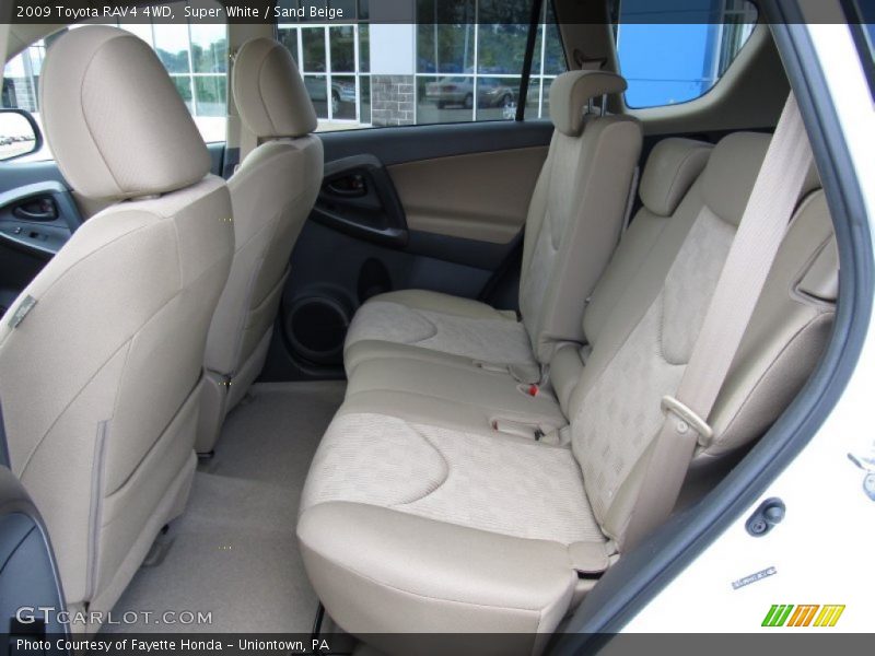 Super White / Sand Beige 2009 Toyota RAV4 4WD