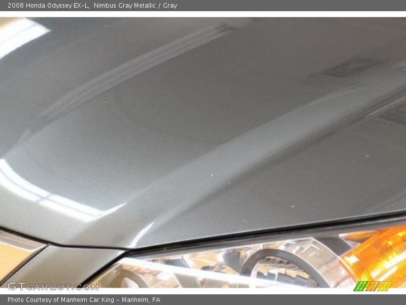 Nimbus Gray Metallic / Gray 2008 Honda Odyssey EX-L