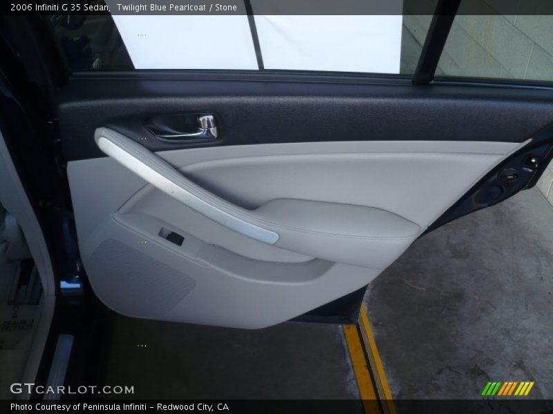 Twilight Blue Pearlcoat / Stone 2006 Infiniti G 35 Sedan
