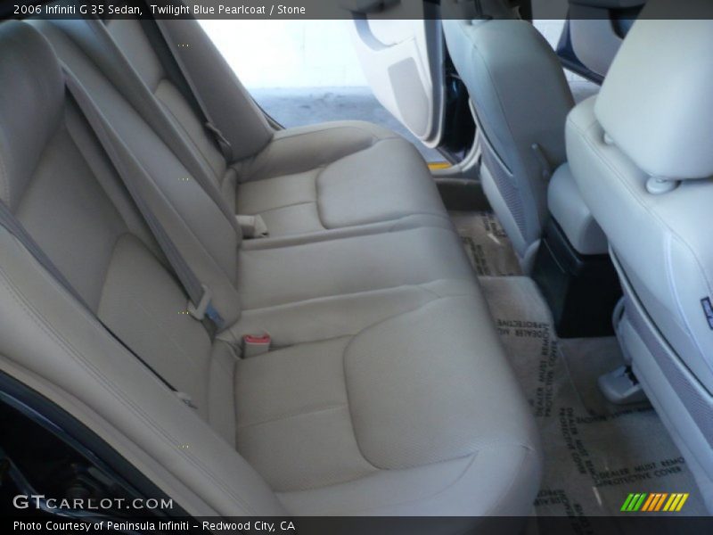 Twilight Blue Pearlcoat / Stone 2006 Infiniti G 35 Sedan