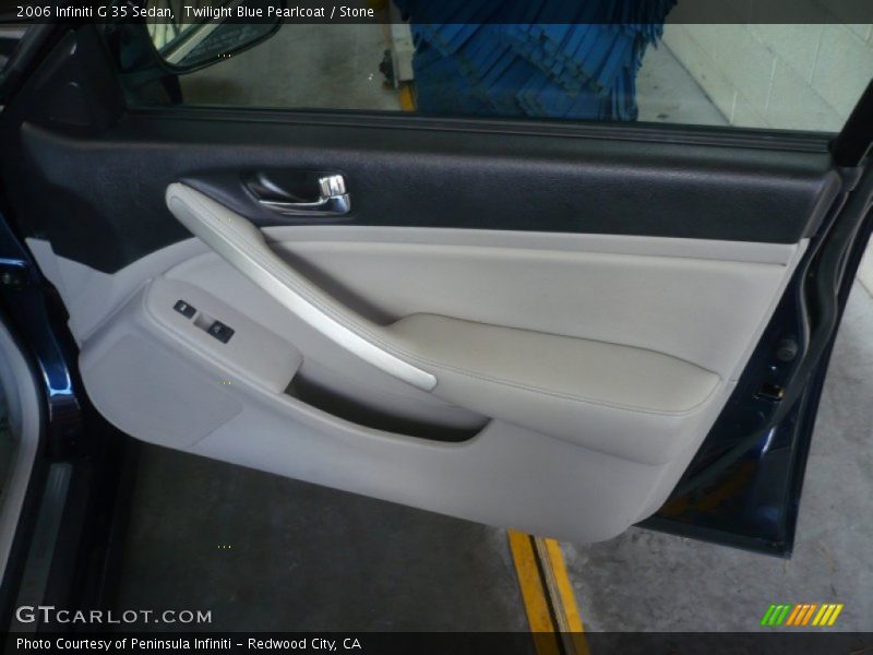 Twilight Blue Pearlcoat / Stone 2006 Infiniti G 35 Sedan