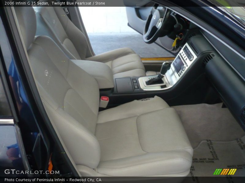 Twilight Blue Pearlcoat / Stone 2006 Infiniti G 35 Sedan