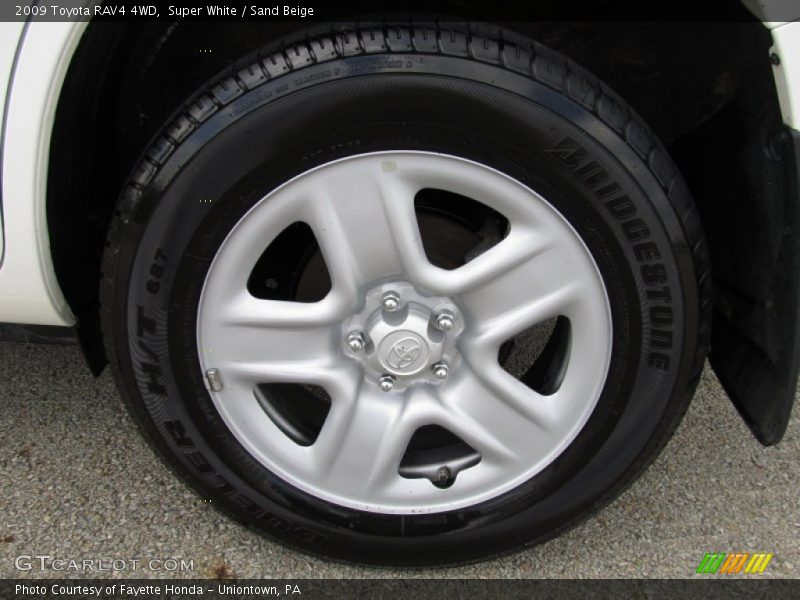 Super White / Sand Beige 2009 Toyota RAV4 4WD
