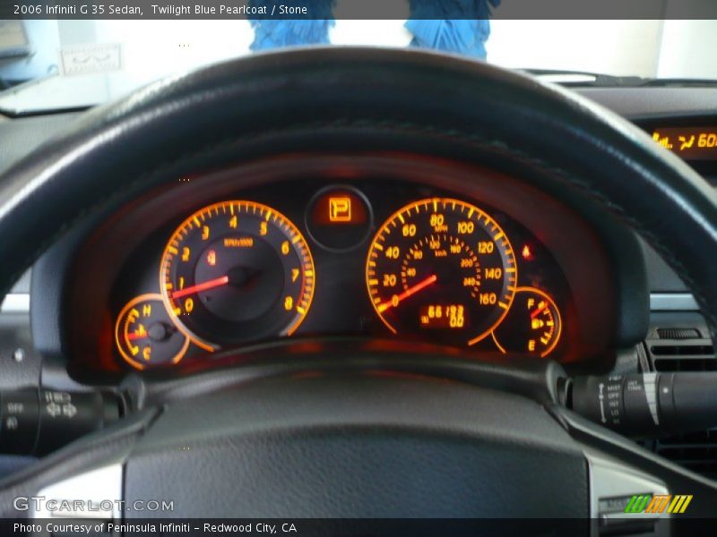 Twilight Blue Pearlcoat / Stone 2006 Infiniti G 35 Sedan