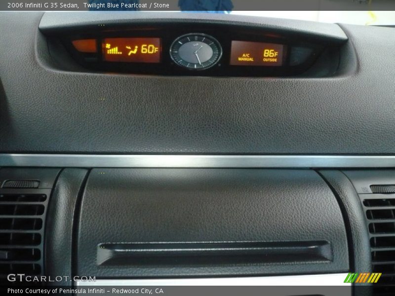Twilight Blue Pearlcoat / Stone 2006 Infiniti G 35 Sedan