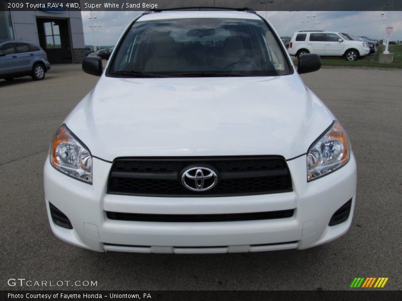 Super White / Sand Beige 2009 Toyota RAV4 4WD