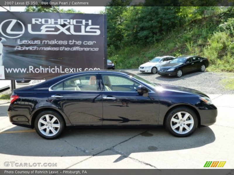 Blue Onyx Pearl / Cashmere 2007 Lexus ES 350