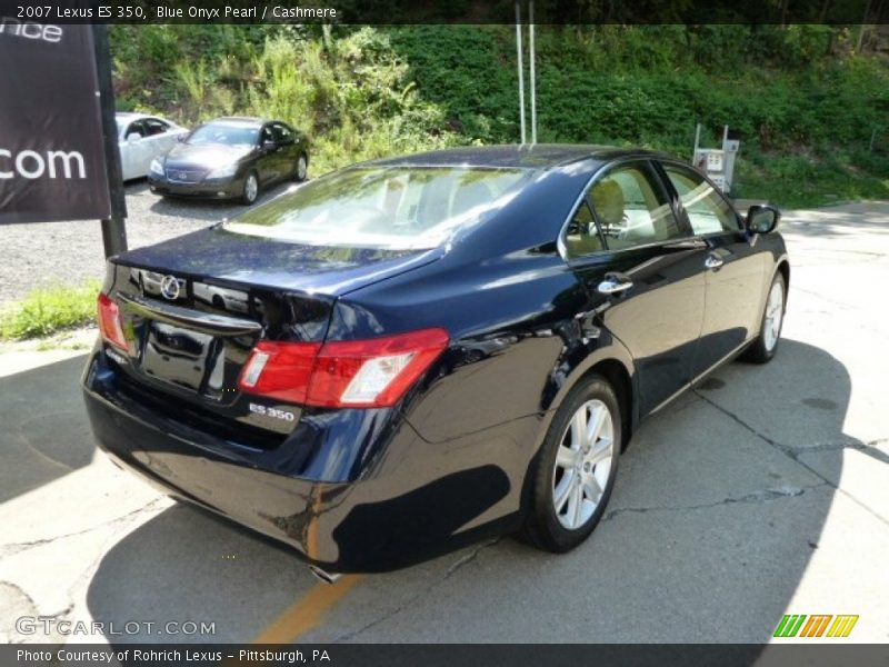 Blue Onyx Pearl / Cashmere 2007 Lexus ES 350
