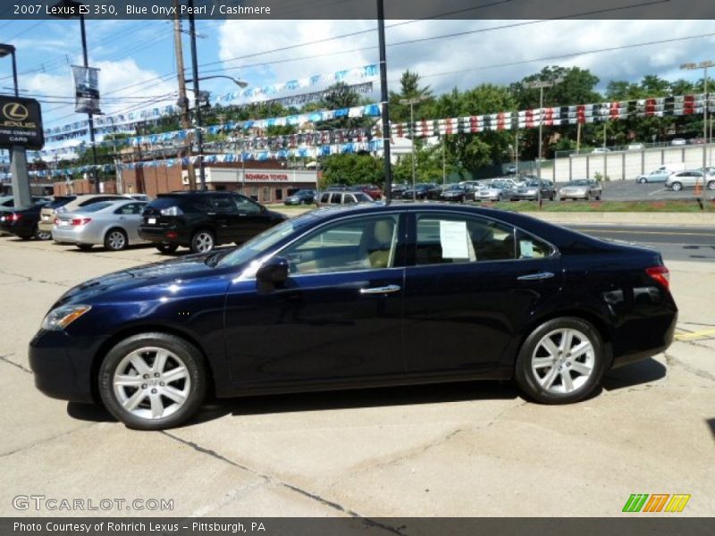Blue Onyx Pearl / Cashmere 2007 Lexus ES 350